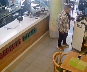 Yedi, içti ücreti ödemeden dönerciyi terk etti
