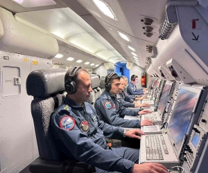 E-7T Havadan İhbar Kontrol Uçağı NATO hava unsurları ile tatbikat icra etti
