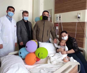 Lösemi hastası 3 yaşındaki Asel’den güzel haber
