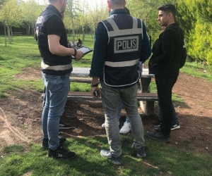 Ergani’de polis denetimi