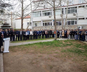 Başkan Esat Öztürk personelle bayramlaştı