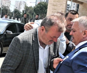 Kazada hayatını kaybeden polis memuruna hamile eşi ve babasından en acı görev