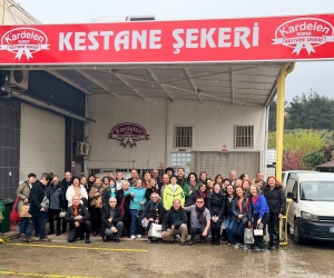 Öğrencilerden coğrafi işaretli kestane şekerini inceledi