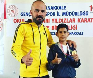 Alihan Şekerci, Çanakkale’de Türkiye şampiyonu oldu