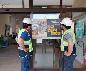 Yeniköy Kemerköy’de İş Sağlığı ve Güvenliği Haftası, tebessümle karşılandı