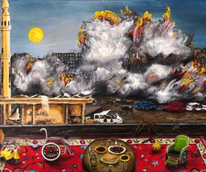 Altıntaşlı Ressam Hacer Ercan’ın eseri İtalya’da sergileniyor