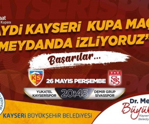 Başkan Büyükkılıç’tan final maçı için meydanda “dev ekran” müjdesi
