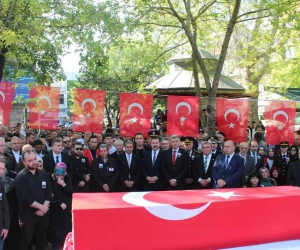Şehit Uzman Çavuş Öztürk son yolculuğuna uğurladı