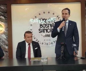 Fatih Erbakan, Bayrampaşa’da Bosna Sancak Derneği’ni ziyaret etti