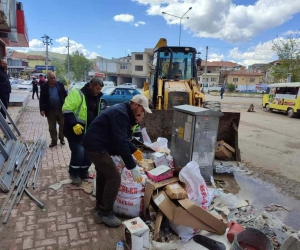 Gölbaşı’nda hafriyat kaldırma çalışmaları devam ediyor