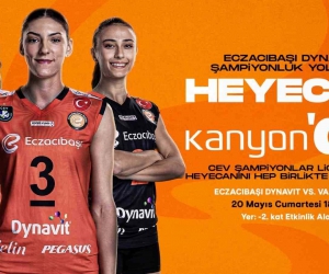 Eczacıbaşı Dynavit, CEV Şampiyonlar Ligi finalini birlikte izlemek için taraftarını davet ediyor