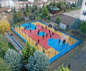 120 okula basketbol ve voleybol sahası yapılacak
