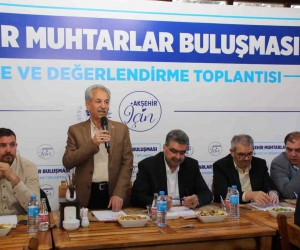 Muhtarlarla istişare ve değerlendirme toplantısı yapıldı