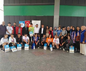 Gençlik merkezi üyeleri oryantiring de yarıştı
