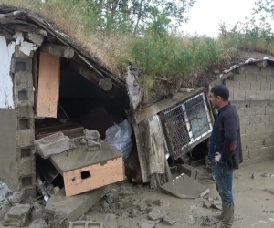 Muş’ta sağanak sele neden oldu: 7 ev 1 araç hasar gördü