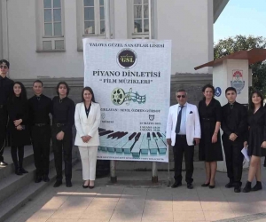 Yalova Güzel Sanatlar Lisesi öğrencilerinden piyano konseri