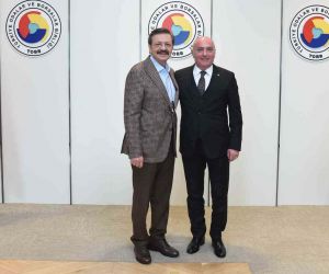 Başkan Özakalın, TOBB Başkanı Hisarcıklıoğlu’nu ziyaret etti