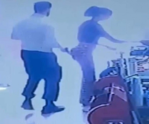 Tekirdağ’da iğrenç taciz kamerada