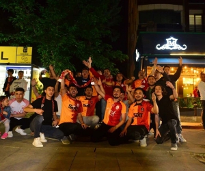 Kahramanmaraş’ta Galatasaray taraftarları şampiyonluğu coşkuyla kutladı