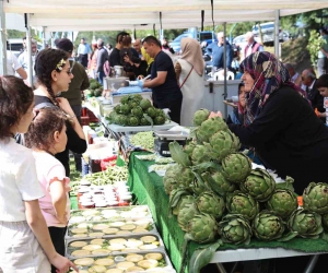 Enginarlı tatlılar festivale damga vurdu