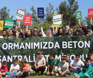 Bursa’da köylüler beton santrali için ayakta