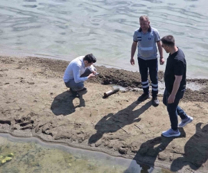 İznik Gölü sahilinde ikinci top mermisi