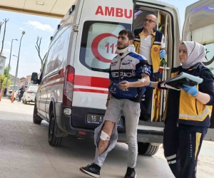 Bursa’da otomobille motosiklet çarpıştı: 1 yaralı