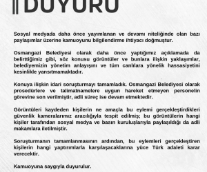 Osmangazi Belediyesi’nden barınakta yaşananlarla ilgili açıklama