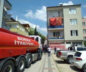 Sinanbey’de korkutan yangın