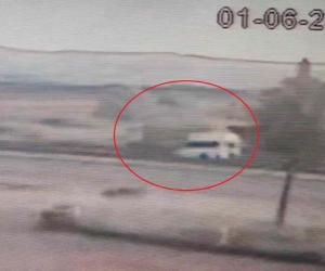 İnegöl'deki feci kaza kameraya böyle yansıdı