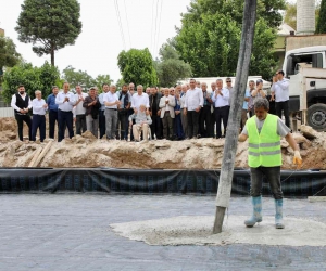 Yeşil Cami Kur’an Kursu binasının temeli atıldı