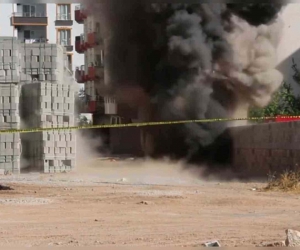  İnşaat için kazı yapan işçiler havan mermisi buldu