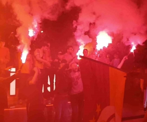 Denizli’de derbi sonrası Galatasaray taraftarları sokağa döküldü