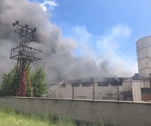 Başkent’te korkutan yangın: Mobilya fabrikasında yangın çıktı