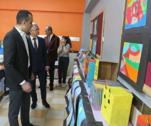 Domaniç Ortaokulu’nda yılsonu sergisi