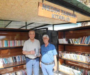 Nedim Tarhan kitaplığı açıldı