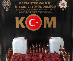 Gaziantep’te 82 kilo kaçak nargile tütünü ele geçirildi