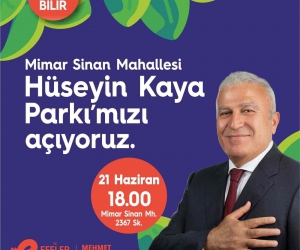 Efeler’de Hüseyin Kaya Parkı hizmete açılıyor