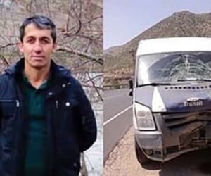 Minibüsle motosiklet çarpıştı: 1 ölü