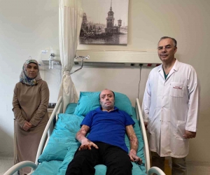 140 ameliyat geçiren 8 ayı aşkın süre hastanede kalan maden işçisi İzzet Ak taburcu edildi