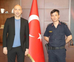 Başkan Arıkan, Jandarma Komutanı Devrim’i ağırladı
