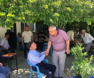 Çameli Belediye Başkanı Cengiz Arslan bayram buluşmalarını sürdürüyor