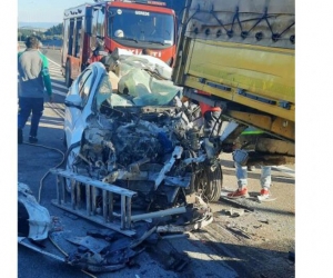 İnegöllü mobilyacı ve eşi kazada hayatını kaybetti
