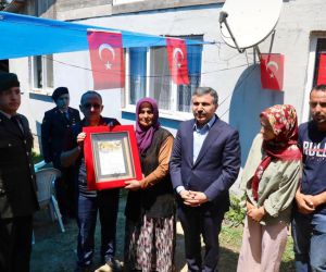 Serhat Bal’ın şehadet belgesi ailesine teslim edildi