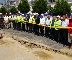 Erdemli’de ilk kez doğalgaz altyapı çalışması başladı