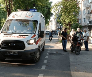 Park caddesinde kaza 1 yaralı