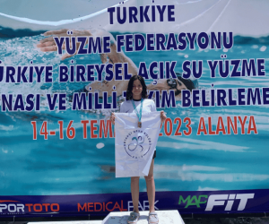 İnegöllü genç yüzücü Türkiye 3.sü oldu