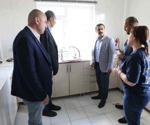 Taşkın, Kars İçme Suyu Arıtma Tesislerinde incelemede bulundu