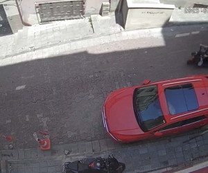 İstanbul’da engelli oyuncu Ümit Odacı’nın yaşadığı kaza kamerada