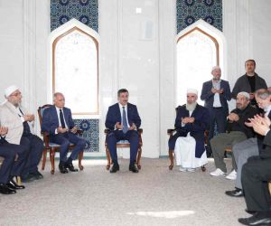 Cumhurbaşkanı Yardımcısı Yılmaz’dan Seyyid Abdulbaki El-Hüseyni’nin ailesine taziye ziyareti